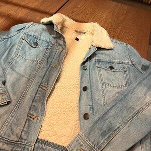 Fleecy lined jean jacket